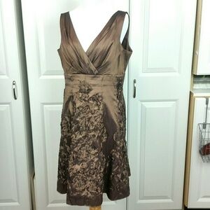 Evan Picone Silky Taffeta Dress, sz 12